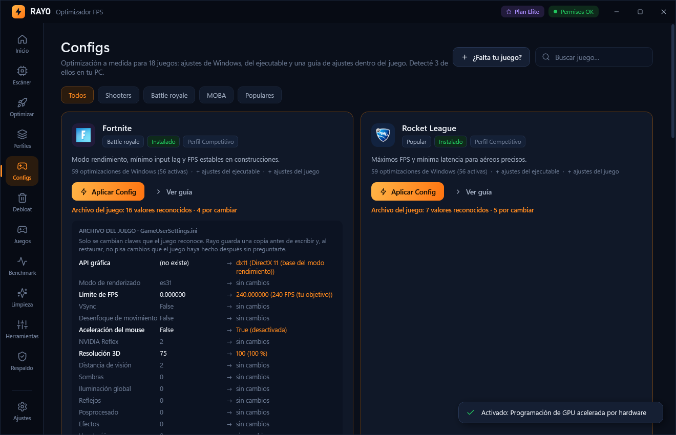 Archivo del juego con vista previa